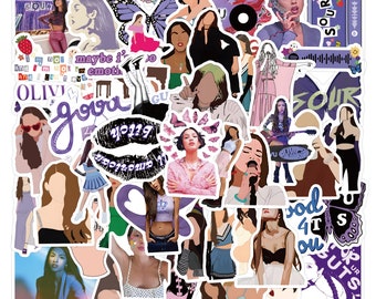 50 GUTS Album Sticker Pack/Olivia Rodrigo Stickers/Gift/Purple