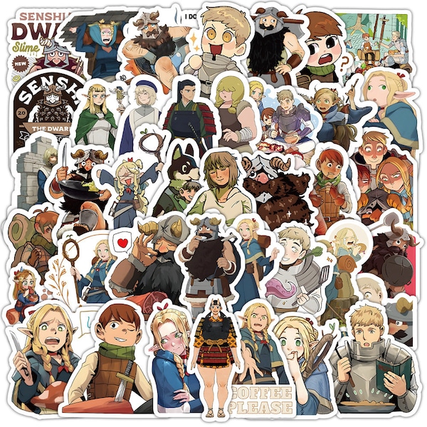 50 Delicious in Dungeon Stickers,Chilchuck Stickers,Anime Stickers