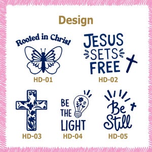 Embroidered Corduroy Bible Tote Bag, Faith-Inspired Christian Gift, Custom Name Tote, Ideal for Church or Back-to-School Bag HD image 7