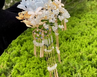Prachtige handgemaakte tulpenhanger - elegante bloemensieraden