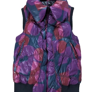Spoom Amsterdam reversible women's down vest Gilet | Y2K Vintage| Uk 10 (Us 6)