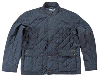 Polo Ralph Lauren RL250 Down Puffer Jacket Navy /black Size XL