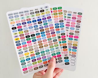 DMC Embroidery Floss Labels