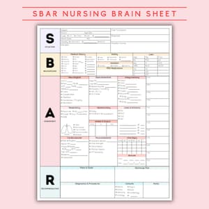 Verpleegkundig SBAR-rapport voor student verpleegkunde Med SBAR SBAR-rapport voor student verpleegkunde SBAR-rapport voor verpleegkundige verpleegkundige Digitale pdf