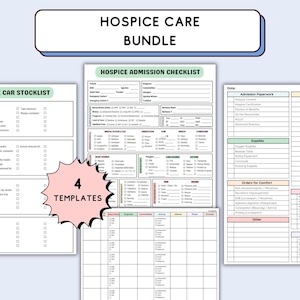 Hospice Care Organizer for Hospice Nurse Patient Sheet for Hospice Organizer for Hospice Nurse Admission Assessment Checklist PDF Download