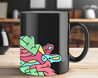 Geometry Art Pastel Gift MUG BAM01