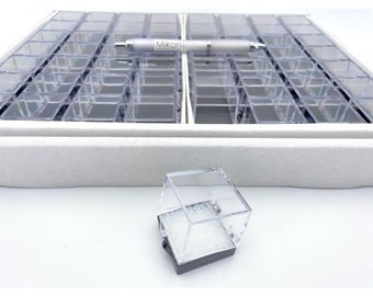 Perky Boxes; 1 1/4 inch (32 x 32 x 35 mm), with styrofoam inserts; HALF carton of 336