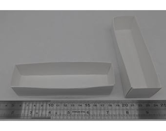 Specimen Fold Up Boxes SB 20; 5.25 x 1.2 x 1.2 inch (130 x 30 x 35 mm); 1600 pcs, fit 20 per flat