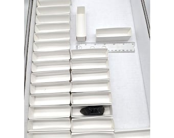 Specimen FoldUp Boxes SB 45; 3.5 x 1 x 1.1 inch (90 x 25 x 30 mm); 3000 pcs, (original carton) Fit 45 per flat.