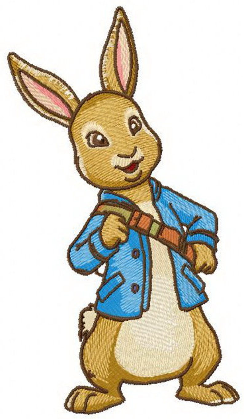 Peter Rabbit Machine Embroidery Design / Beatrix Potter Embroidery ...