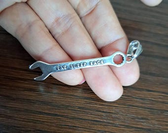 925 STERLING SIVER SPANNER.  necklaces, pedant ,spanner pendant, biker or car lovers gift [no chain]