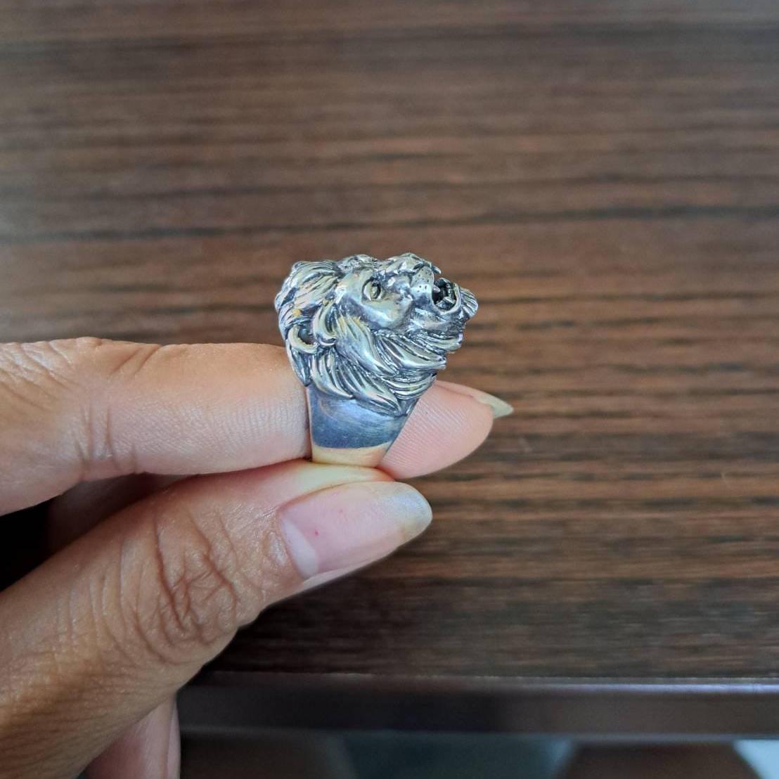 Anillo De Sello Personalizado Hombre Anillo De Calavera Y Sello Personalizado En Plata 925 - Hecho A Mano - Joyería Para Hombre Con Paño De Pulir Incluido Regalo Hombre Plata