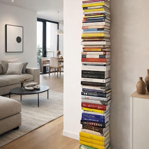 Librería autoportante de acero fabricada en Italia