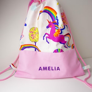Sac à dos personnalisé, sac à dos pour enfants, sac à cordon, sac à dos pour chambre d'enfant