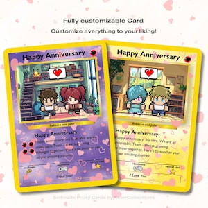 Carte-cadeau d'anniversaire personnalisée, cadeau d'anniversaire personnalisé pour lui, carte de procuration peinte à la main comme cadeau d'anniversaire, carte-cadeau de joueur, cadeau ringard