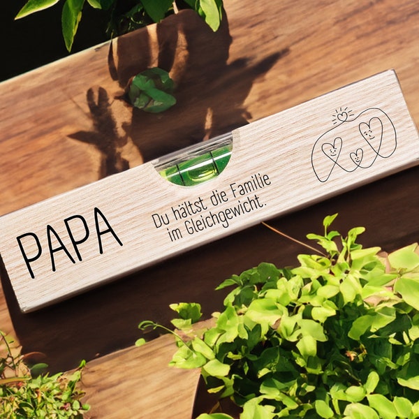 gift dad, dad birthday , Gifts for men, spirit level, Father's Day gift, 40th birthday husband,