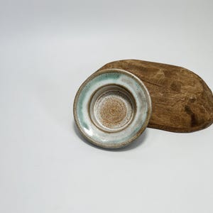 Handgemachte Studio Kunst Keramik Steinzeug Glasierte Kerzenhalter, Schmuckschale - Künstler signiert