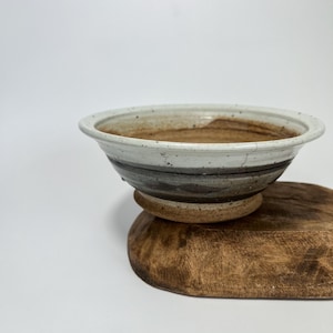 Handmade Studio Pottery Ceramic Stoneware Glazed Bowl. Artist signed. Decorative bowl.