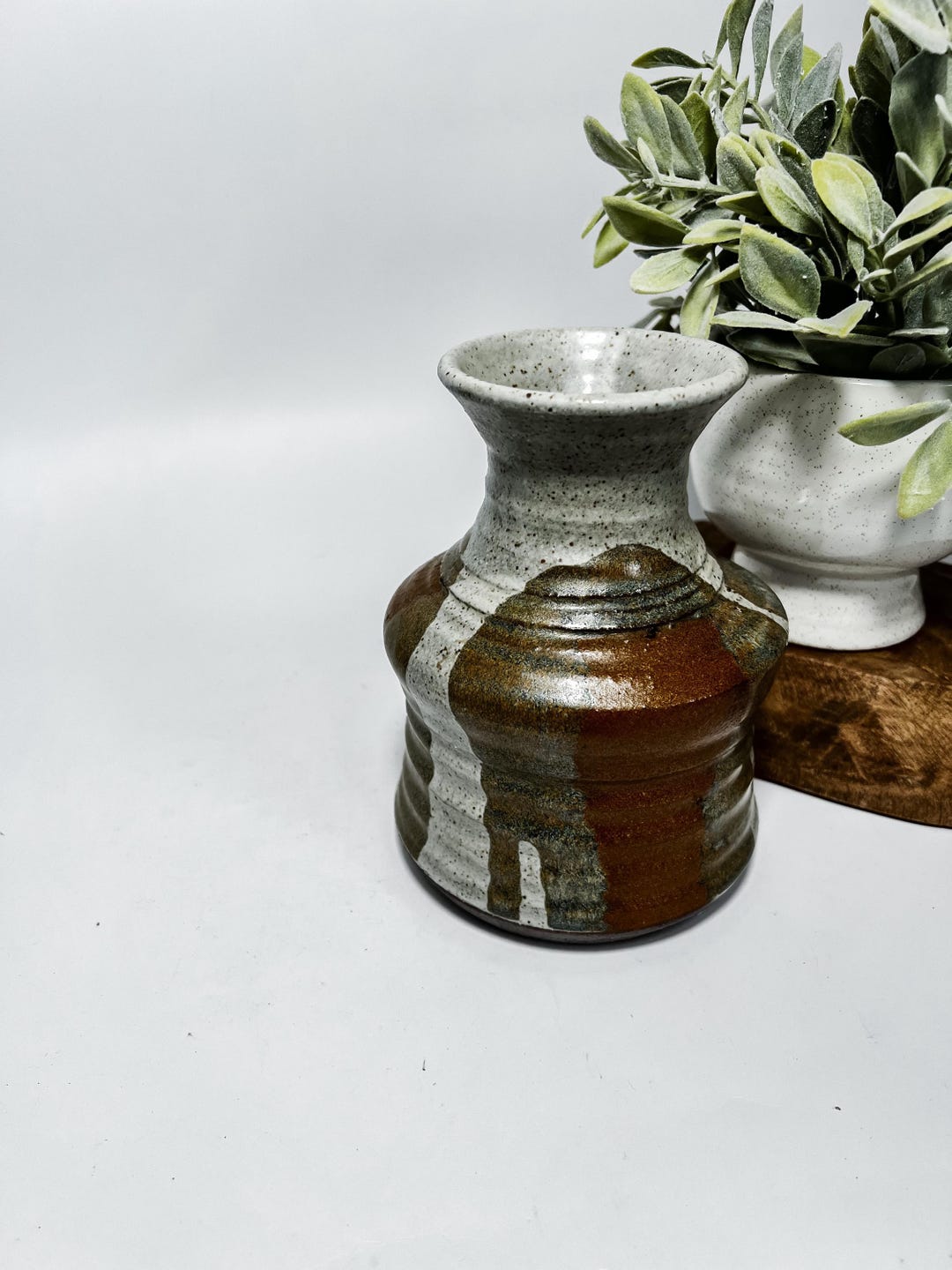 Handmade Studio Pottery Stoneware Vase Artist Signed - Etsy