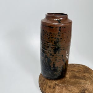 Handmade Studio Pottery Stoneware Vase Artist Signed