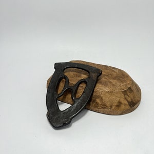 Vintage Sad Iron Trivet Cast Iron