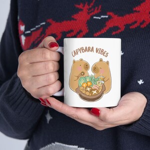 Cute Capybara Mug – Adorable Coffee Cup for Animal Lovers – Whimsical Rodent Design – Funny Gift Idea for Capybara Fans & Tea Drinkers gift
