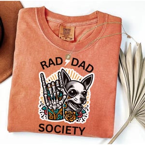 Rad Dad Society PNG, Dog Dad Shirt, Dad Easter Tshirt, Cool Dad Club, Dad Tee, Gift For Him, Mardi Gras, Fathers Day Png, Trendy Pet T-shirt