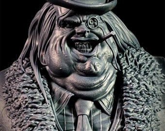 Penguin Action Figure 3D Print Model STL File (Digital Download)