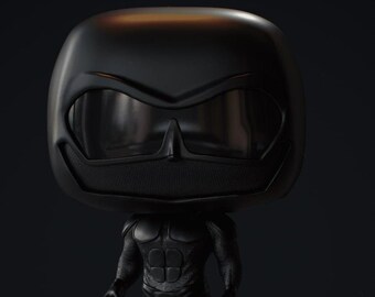 Black Noyr Action Figure 3D Print Model STL File (Digital File)