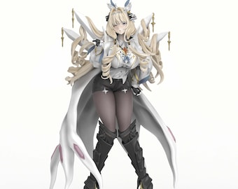 Anime-beeldje 3D-afdrukmodel STL-bestand (digitale download)