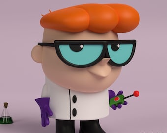 Dexter Action Figure 3D Print Model STL File (Digital Download)
