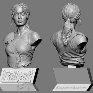 Lucy 3D STL File for 3D Printer 3D Print Model Gift Movie Lover Action Figure 3d model