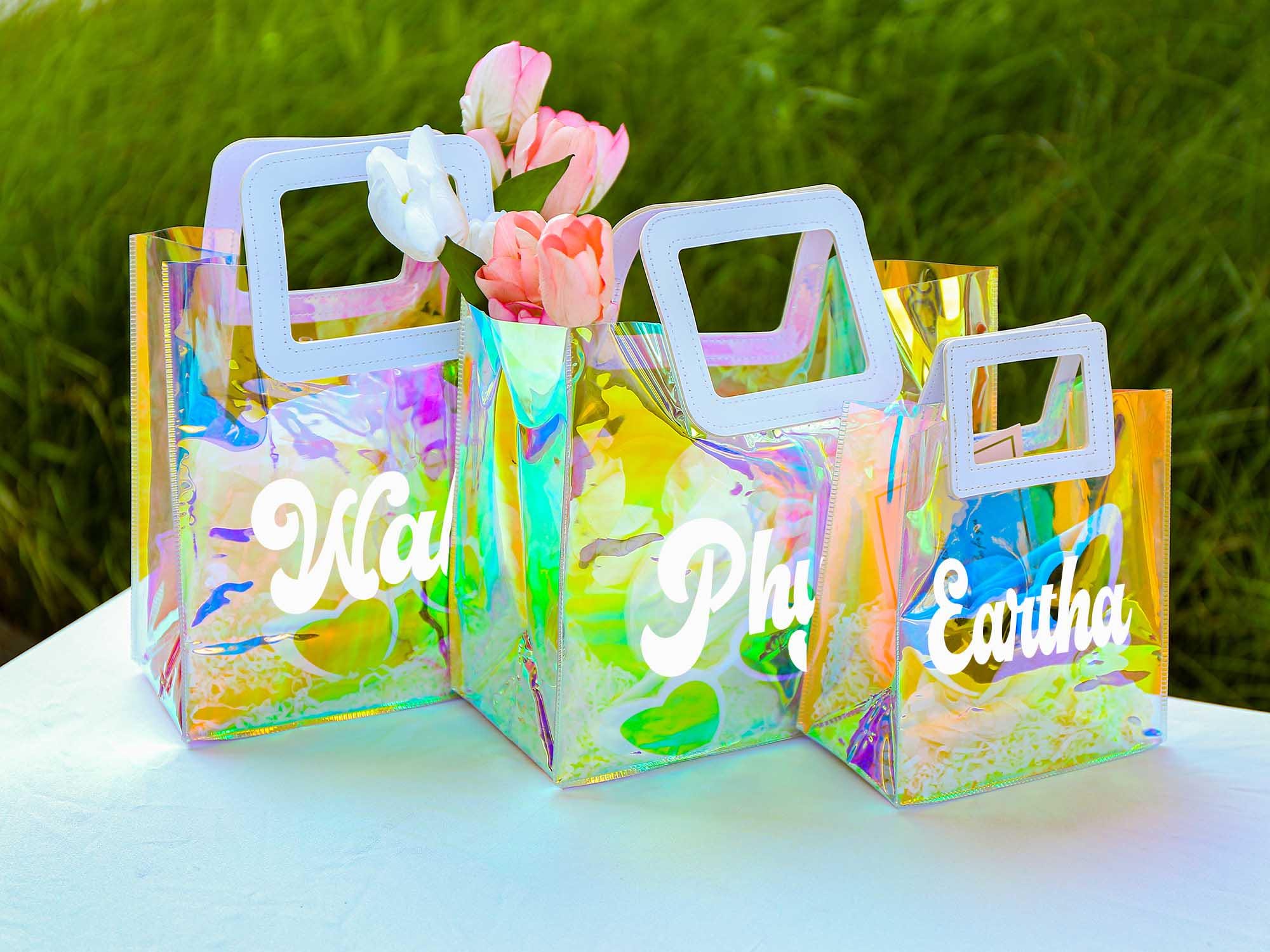 personalized-gift-bags-holographic-bag-bridesmaid-gift-bag-bridal-party