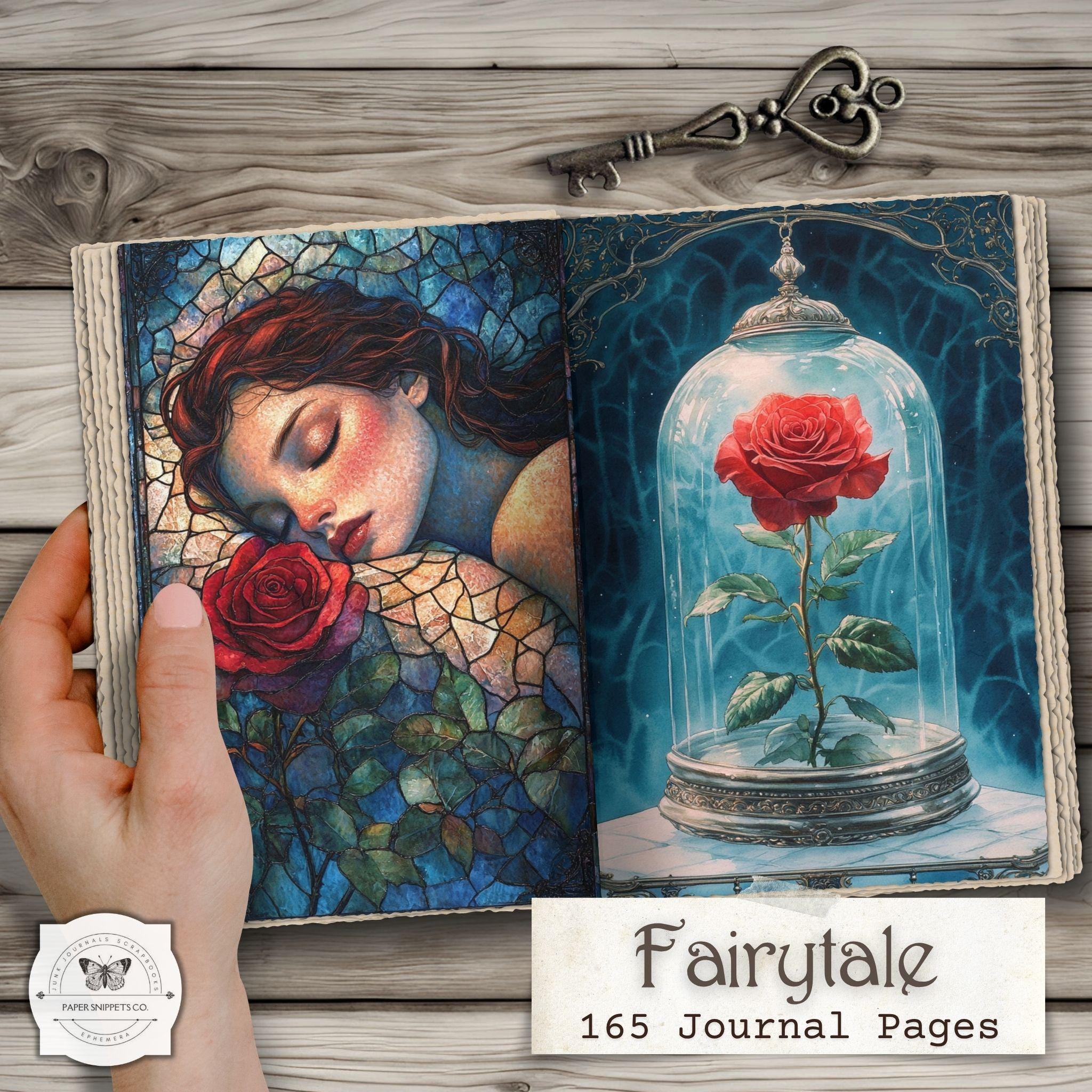 Fairytale Junk Journal Pages – Fantasy Printable Ephemera, Enchanted ...