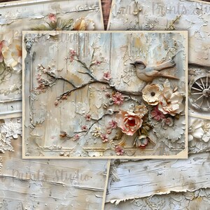 Shabby Chic Junk Journal Kit Rustic Printable Pages Vintage Romantic ...