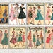 Vintage 1950s Fashion Printable Papers Junk Journal, Scrapbooking ...