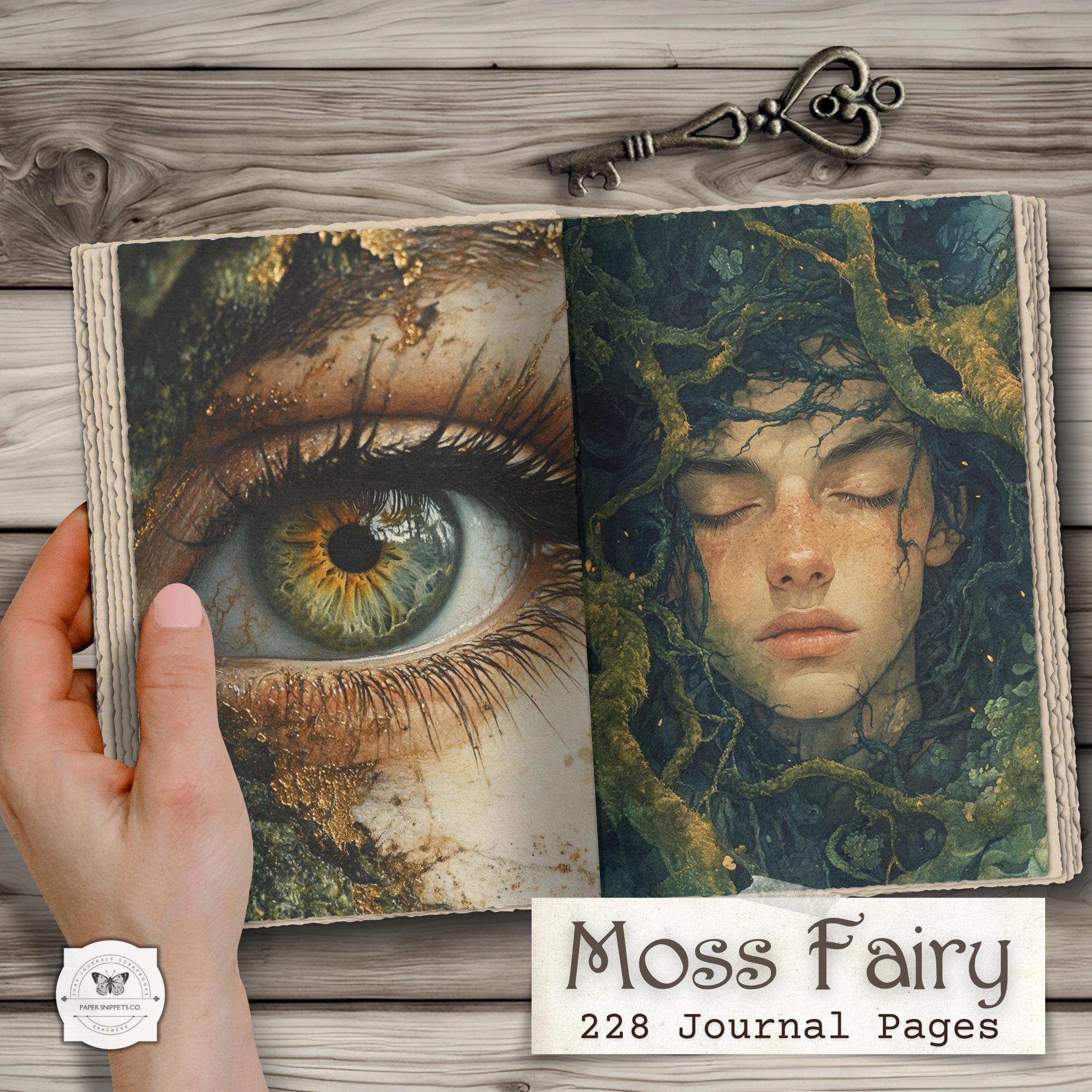 Moss Forest Junk Journal Pages – Enchanted Woodland Fairy Printable ...