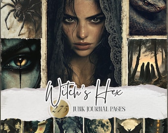 Páginas del diario basura de Witch's Hex: Efímeras góticas y ocultas (descarga digital)