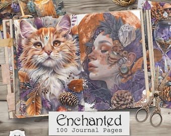 Fairy Junk Journal Kit: Enchanted Forest Ephemera (Digital Download)