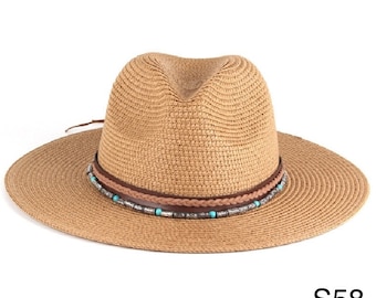 Classic Summer Fedora Hat - Paper Straw Cowboy Hat Lightweight & Stylish  Perfect for Outdoor Events, Festivals Unisex Fashion Accessory