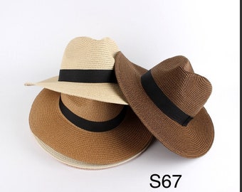 Classic Summer Fedora Hat - Paper Straw Cowboy Hat Lightweight & Stylish  Perfect for Outdoor Events, Festivals Unisex Fashion Accessory