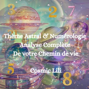 Astrological Chart and Numerology Combo – Complete & In-Depth Analysis | Reading of Your Life Path