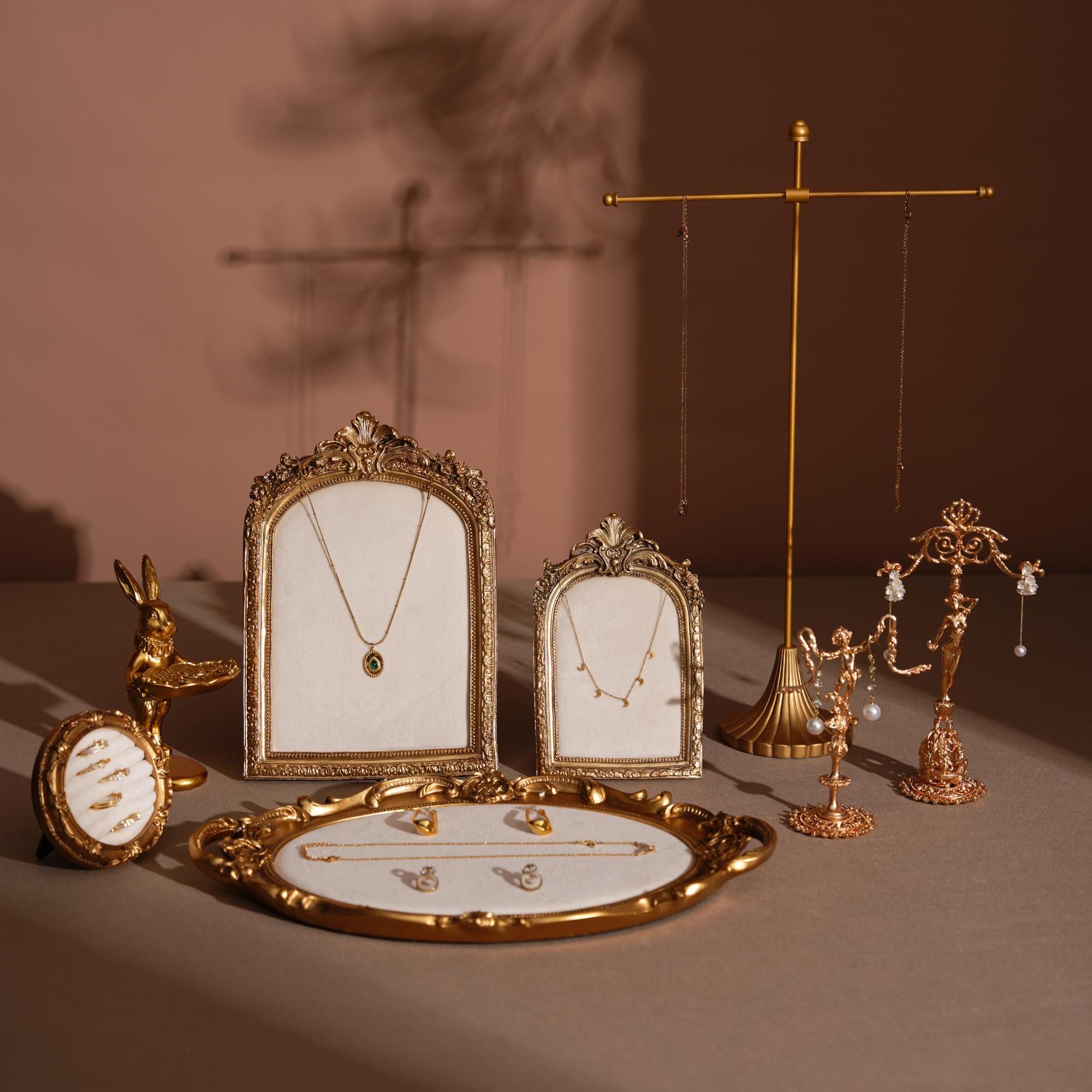 Le Noir - Présentoir De Bijoux En Velours, Présentoir De Buste, Collier