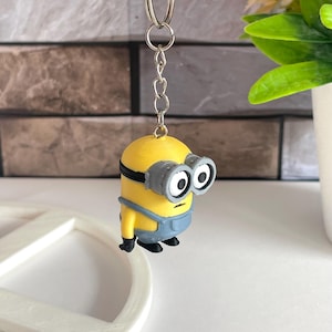 Minions-Schlüsselanhänger • Inklusive Ring • PERFEKTES Geschenk für „Ich – Einfach unverbesserlich“-Fans
