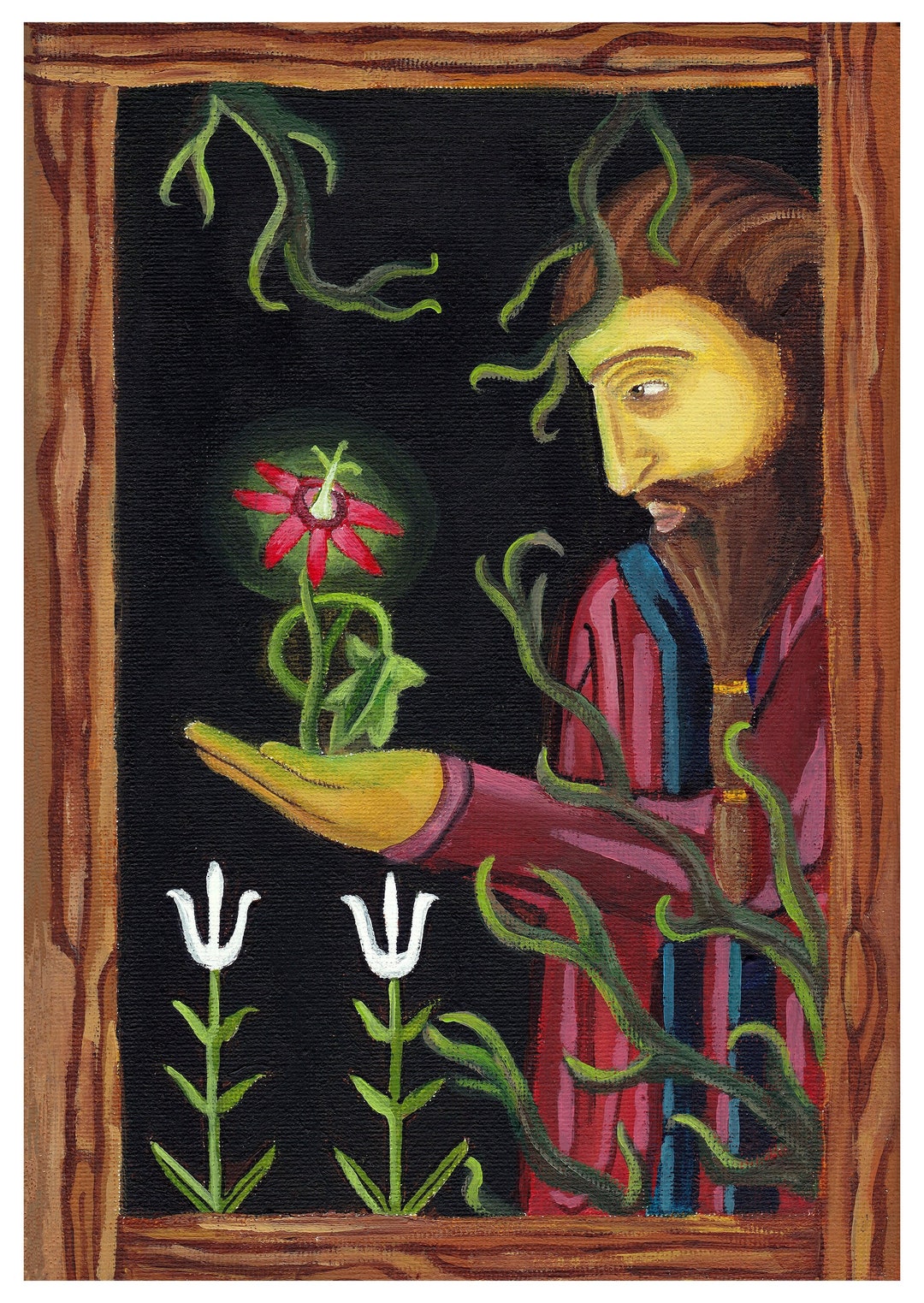 Pagan Roots - Giclee Fine Art Print, Iconographic Inspired, Slavic ...