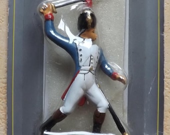 Starlux Figurines. &quot;Captain Coignet Officer of the Guard&quot; Authentic Tin Soldier. Scale: 1/32.