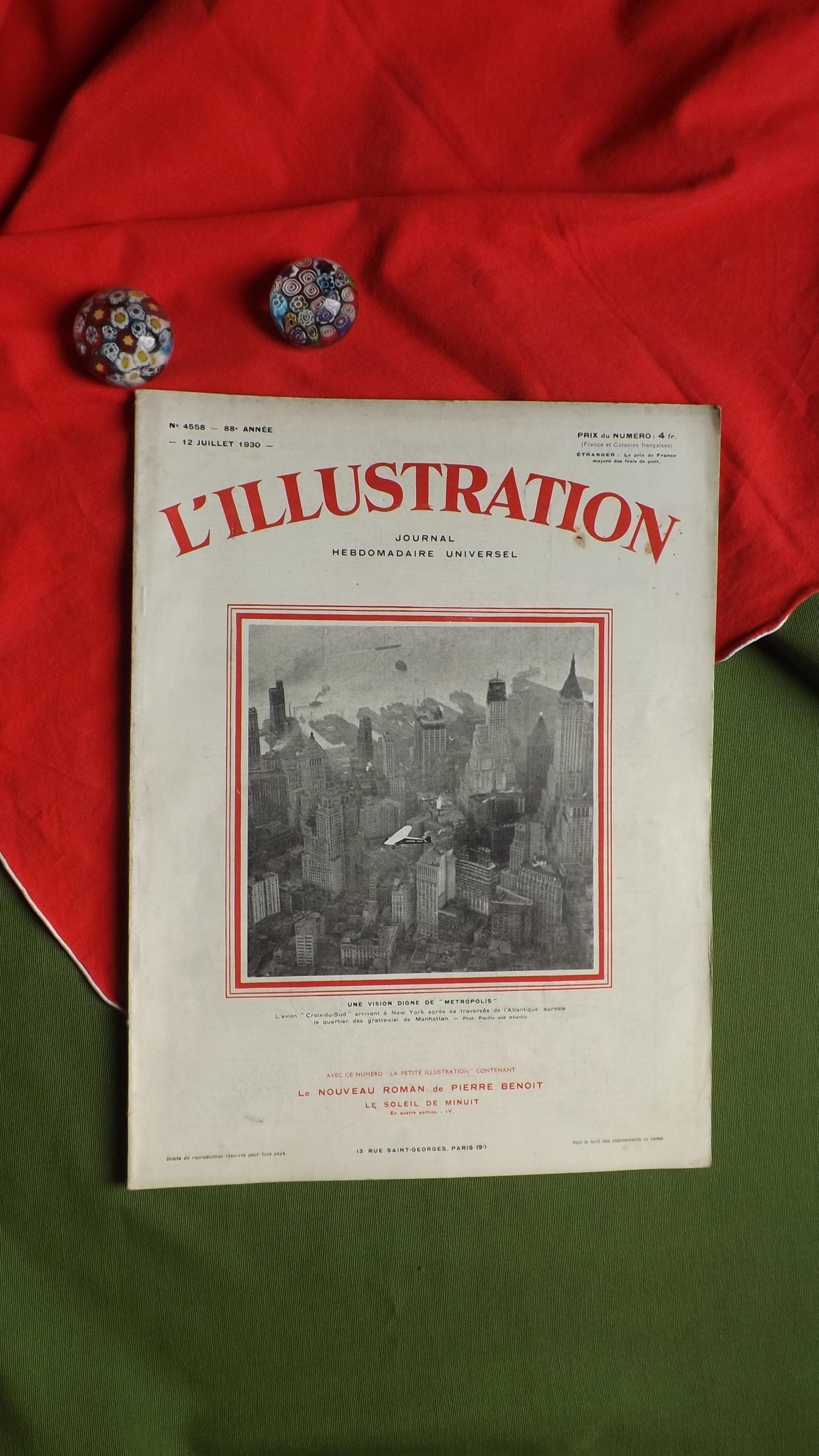 1930 French Magazine L Illustration - Etsy UK