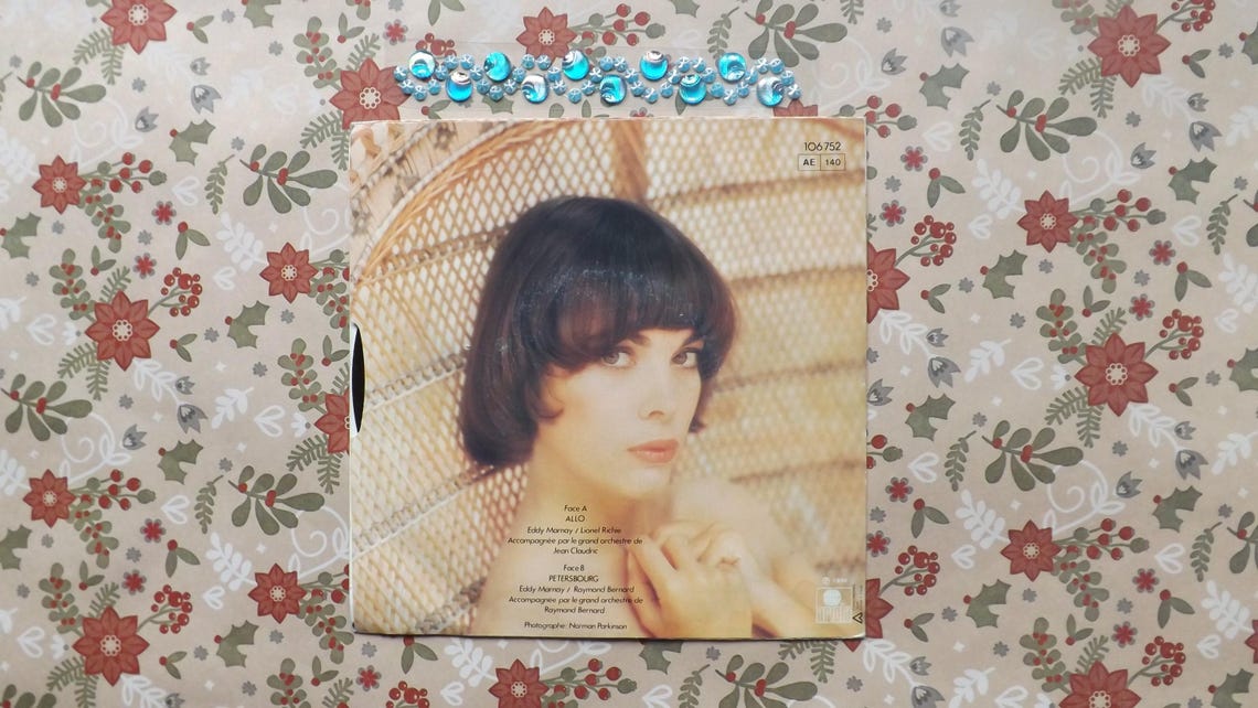 45t  7"   MIREILLE MATHIEU.  Allo.    1984., foto 3 di 3