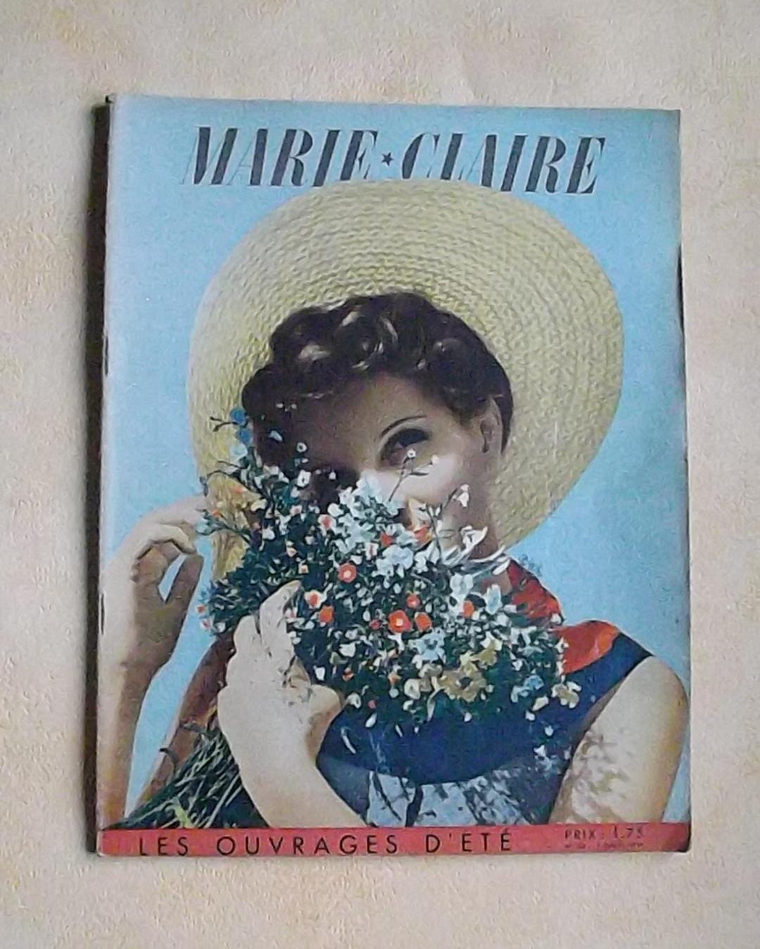 Photo : Le magazine marie claire du mois d'août 1986