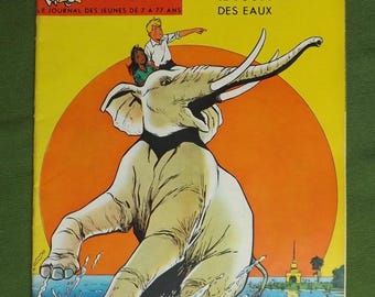 TINTIN Journal - Französische Ausgabe. 15. Jahrgang. Ausgabe 769. 1963. Cover von Craenhals François.